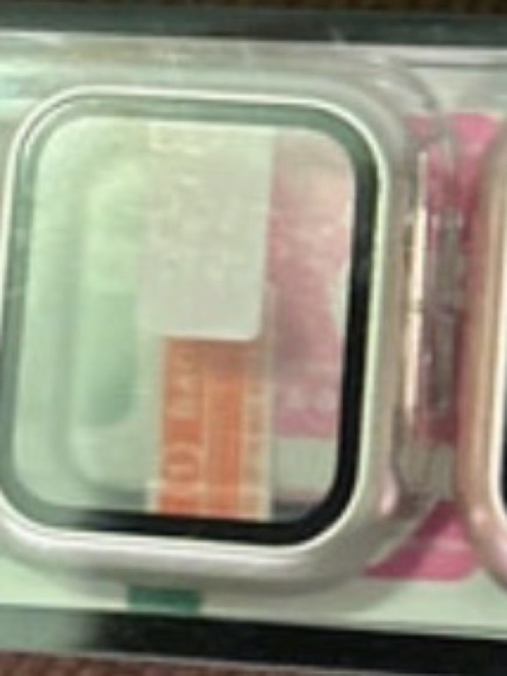 Silver Protective Snap-On Case Frame for Smartwatch